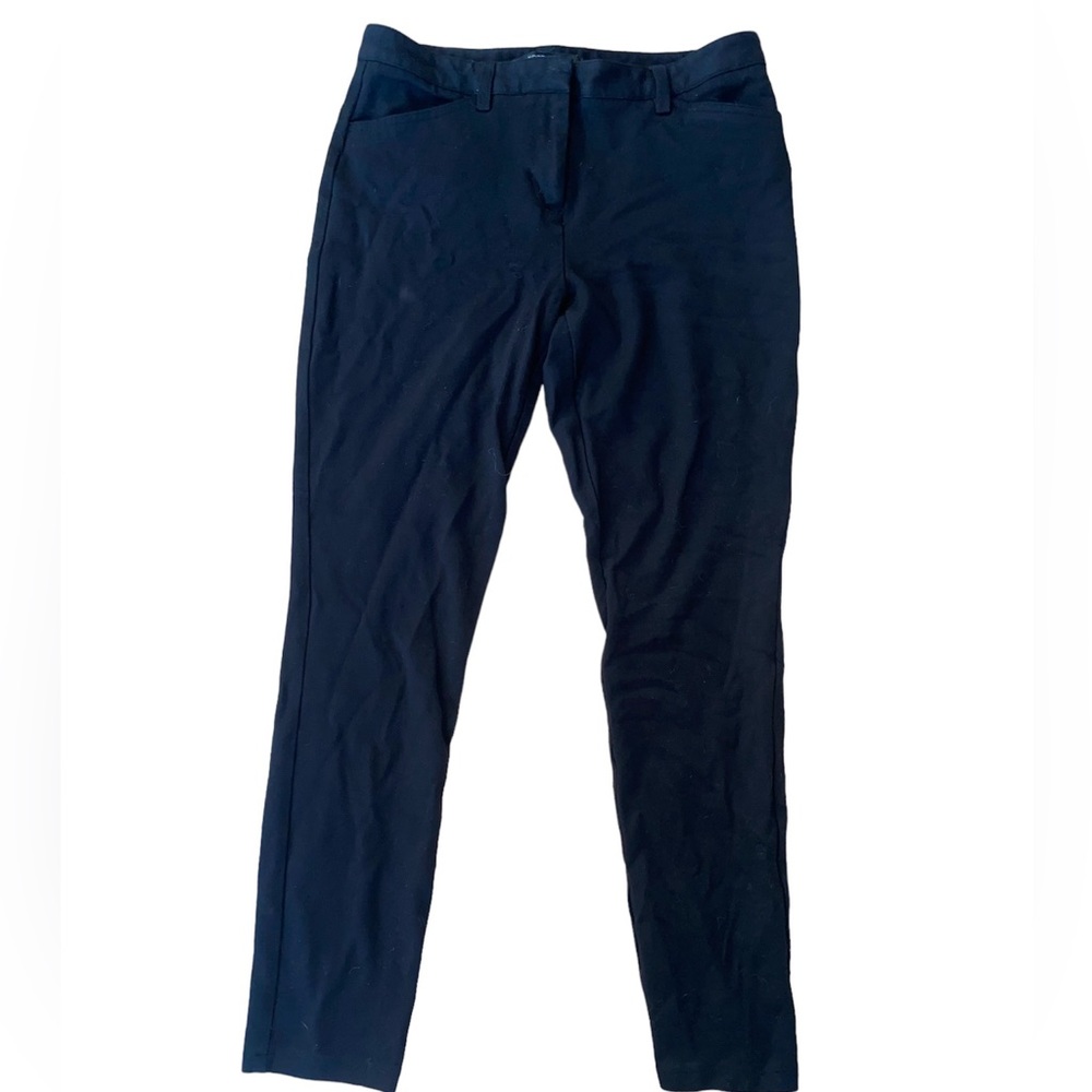 Black skinny stretchy slacks